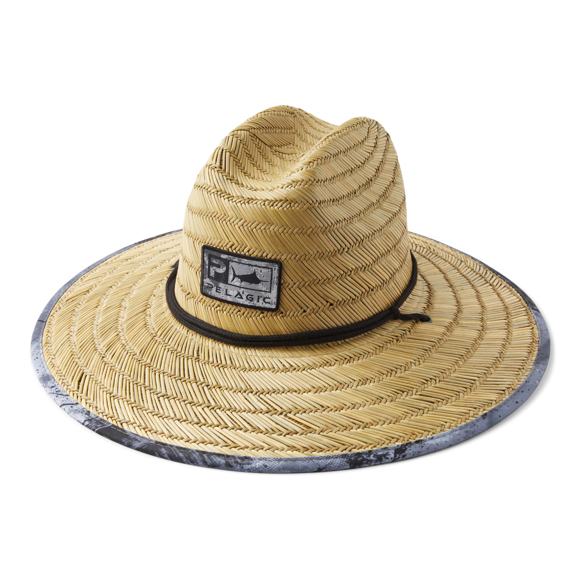 Baja Gyotaku Straw Hat | PELAGIC Fishing Gear