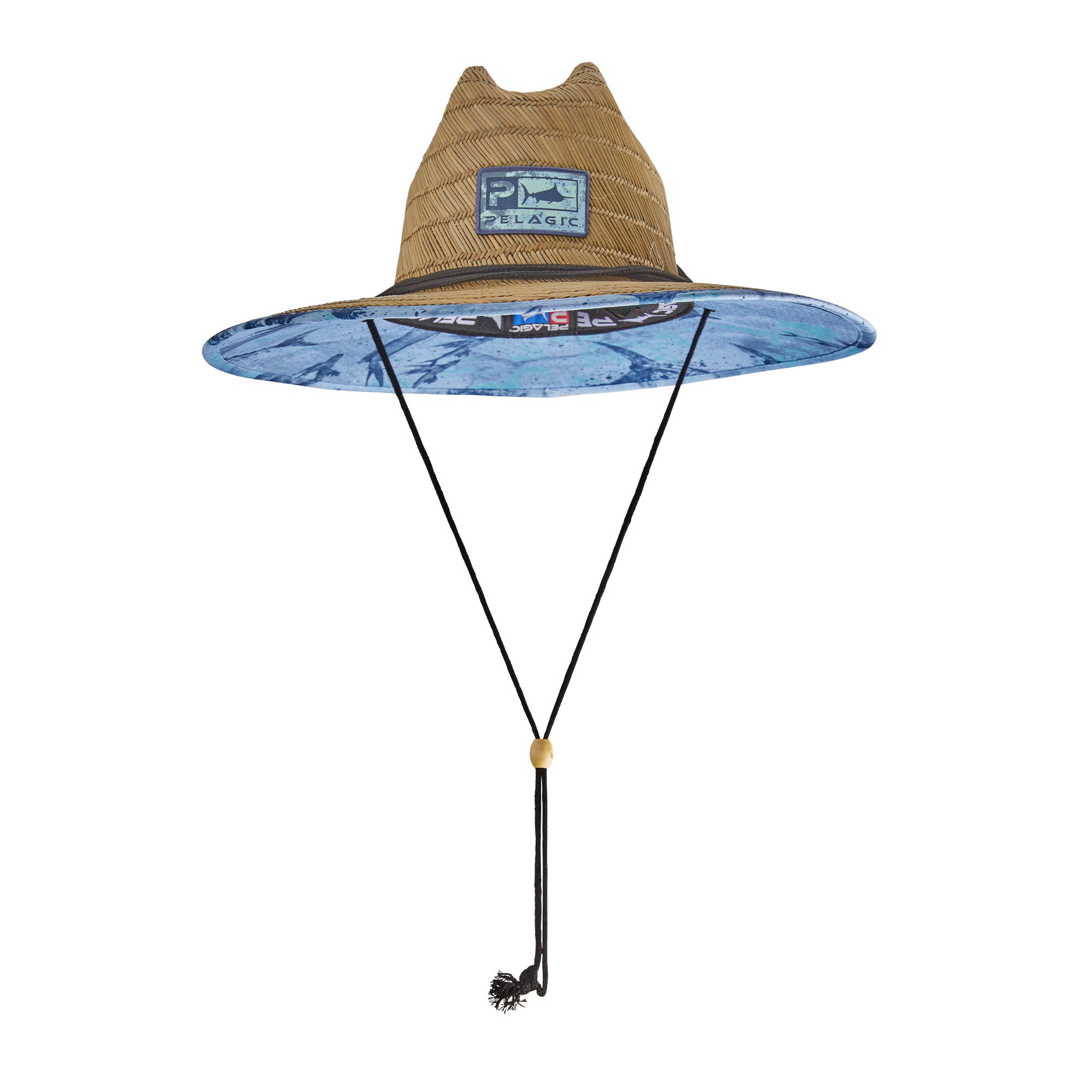 Blue Kelp Lightweight adjustable drawstring straw hat