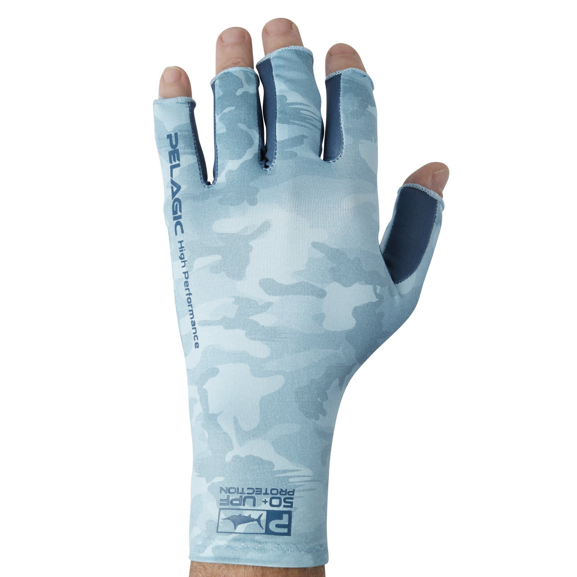 Pelagic Sun Gloves Fishing Gloves Slate / S/M