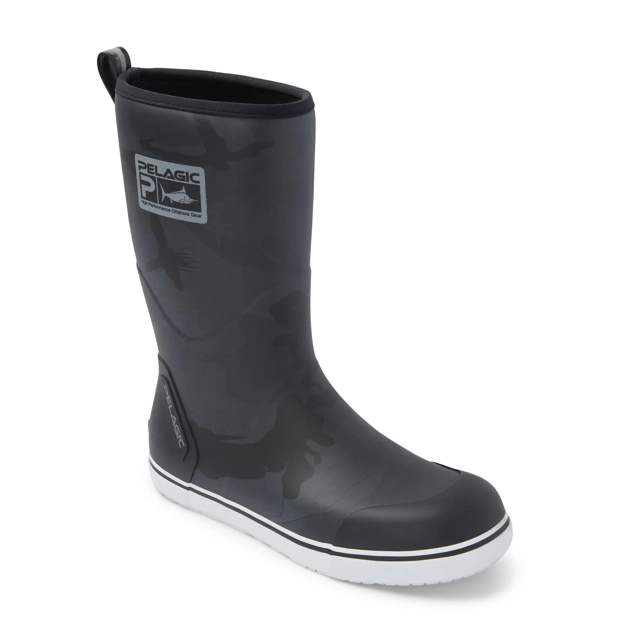 Longshore Deckboot-Fish Camo Black Fish Camo Black / 7