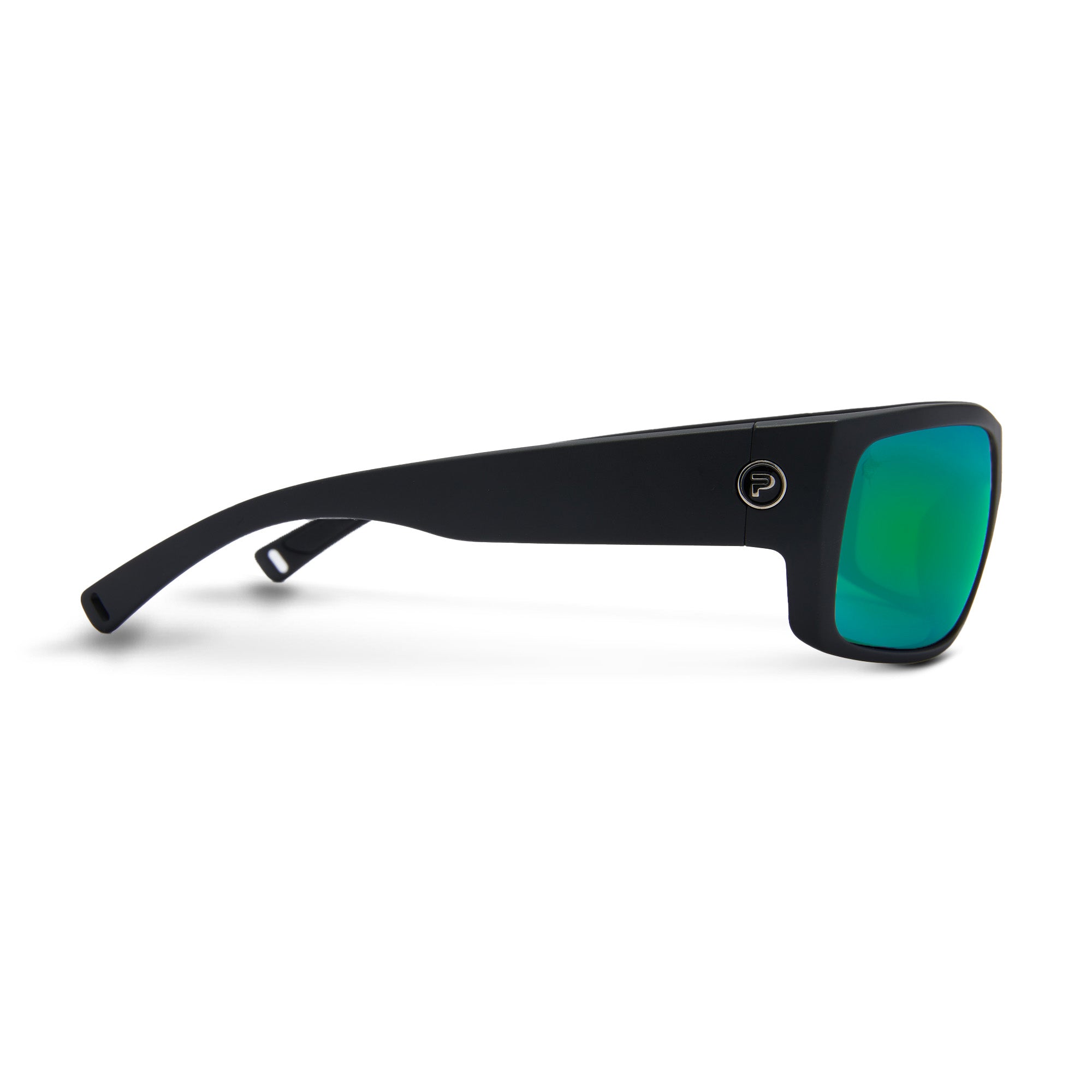 Pelagic Fishing Sunglasses Whistle - Polarized Mineral Glass Black -Green
