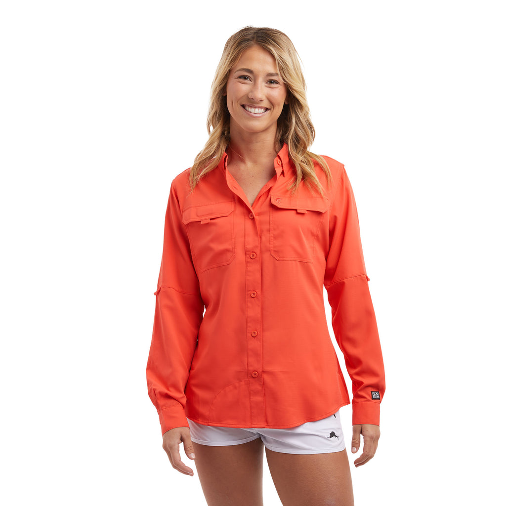 Ws Keys LS Ws Guide Fishing Shirt PELAGIC Fishing Gear
