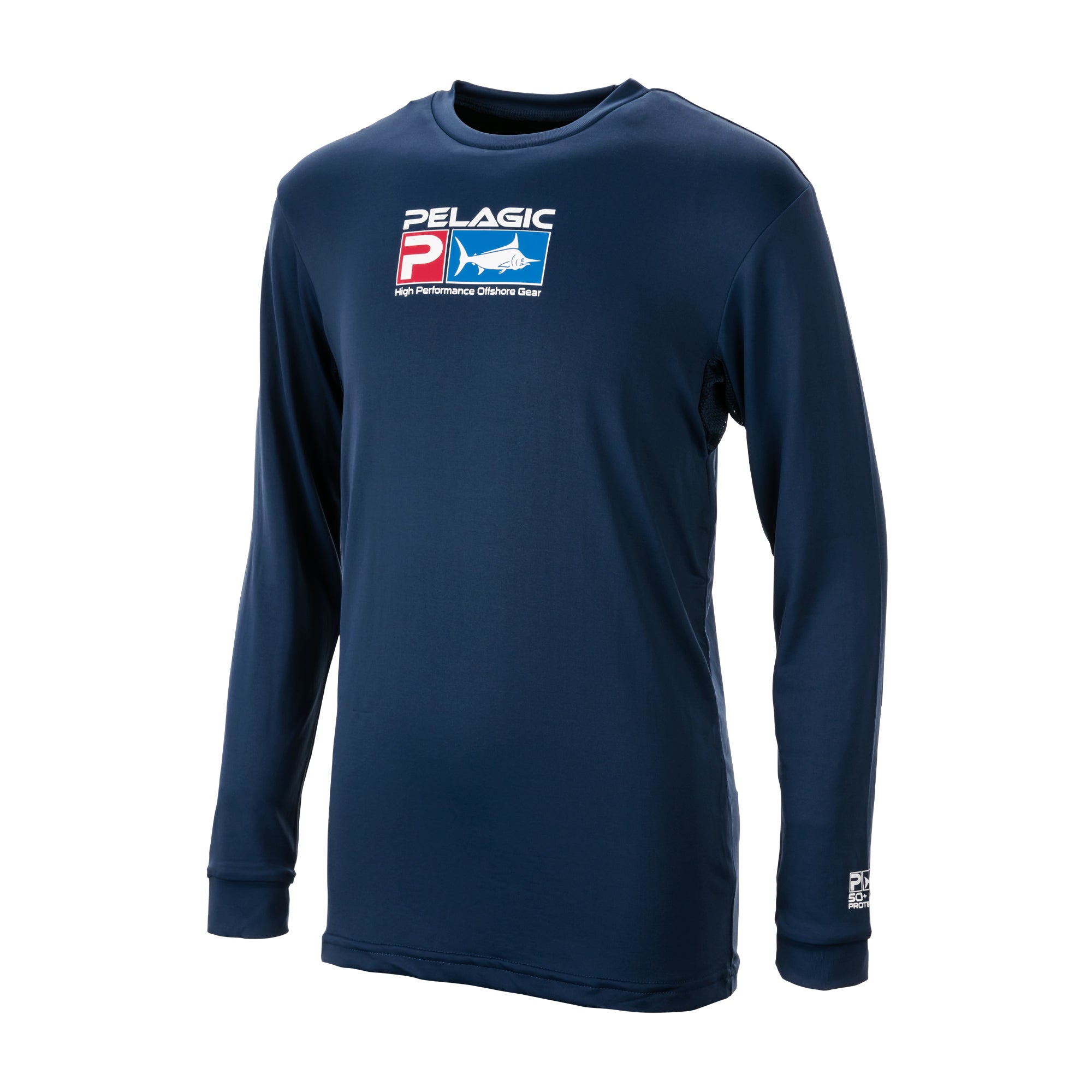 Pelagic High Performance Offshore Fishing Gear Navy Blue T-Shirt 2