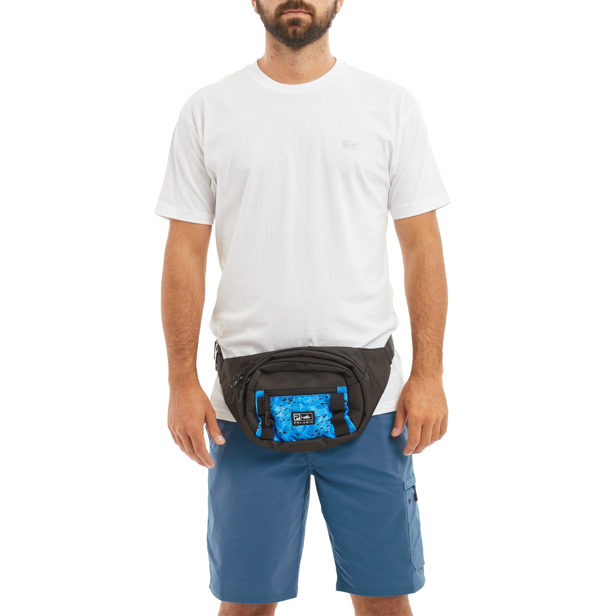 Vikans Fashion Polyester Waist Bag Pouch Fanny Pack with Adjustable Belt  BLK+ Waist Bag Black - Price in India