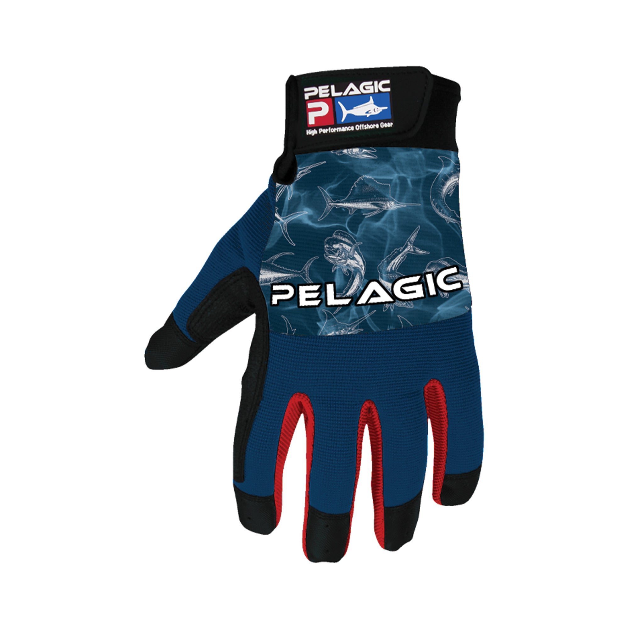 Pelagic End Game Pro Gloves Americamo Smokey Blue / S/M