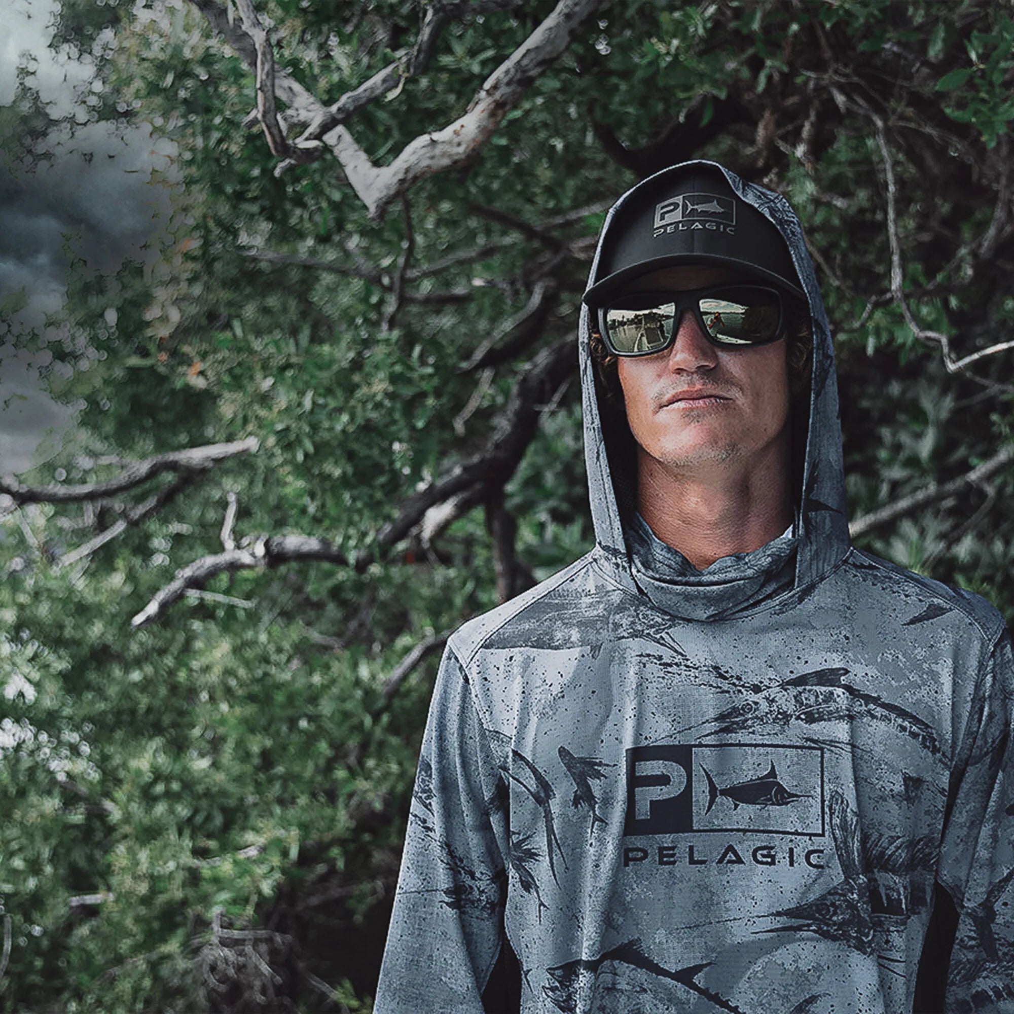 Hooded 2024 fishing jersey