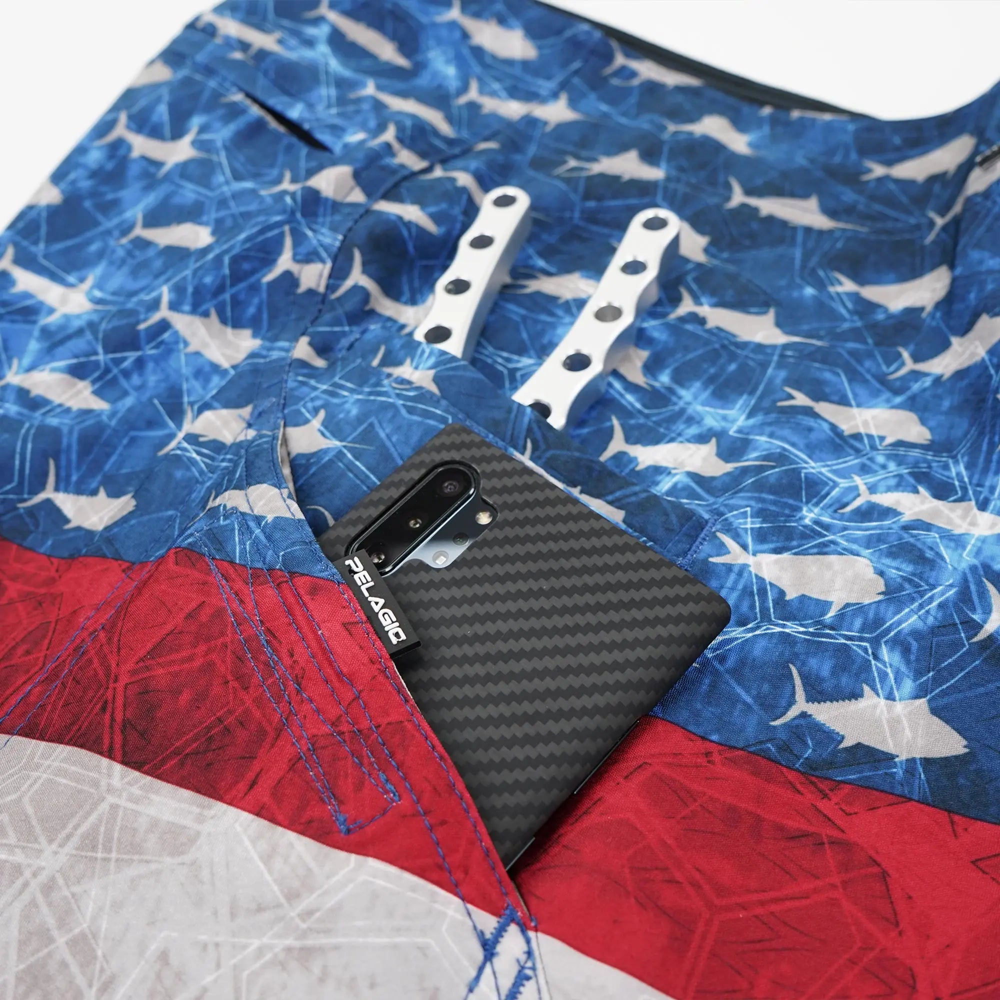 Sharkskin Americamo Fishing Shorts - Youth Boardshorts