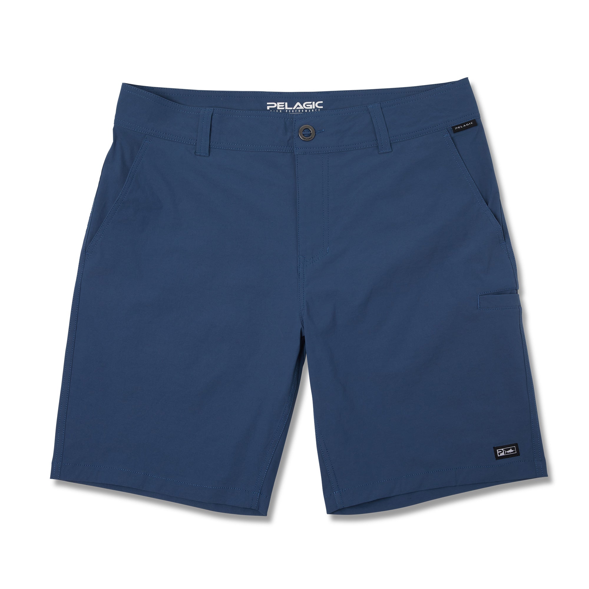 Pelagic Madeira Cargo Fishing Hybrid Shorts - Smokey Blue - 30