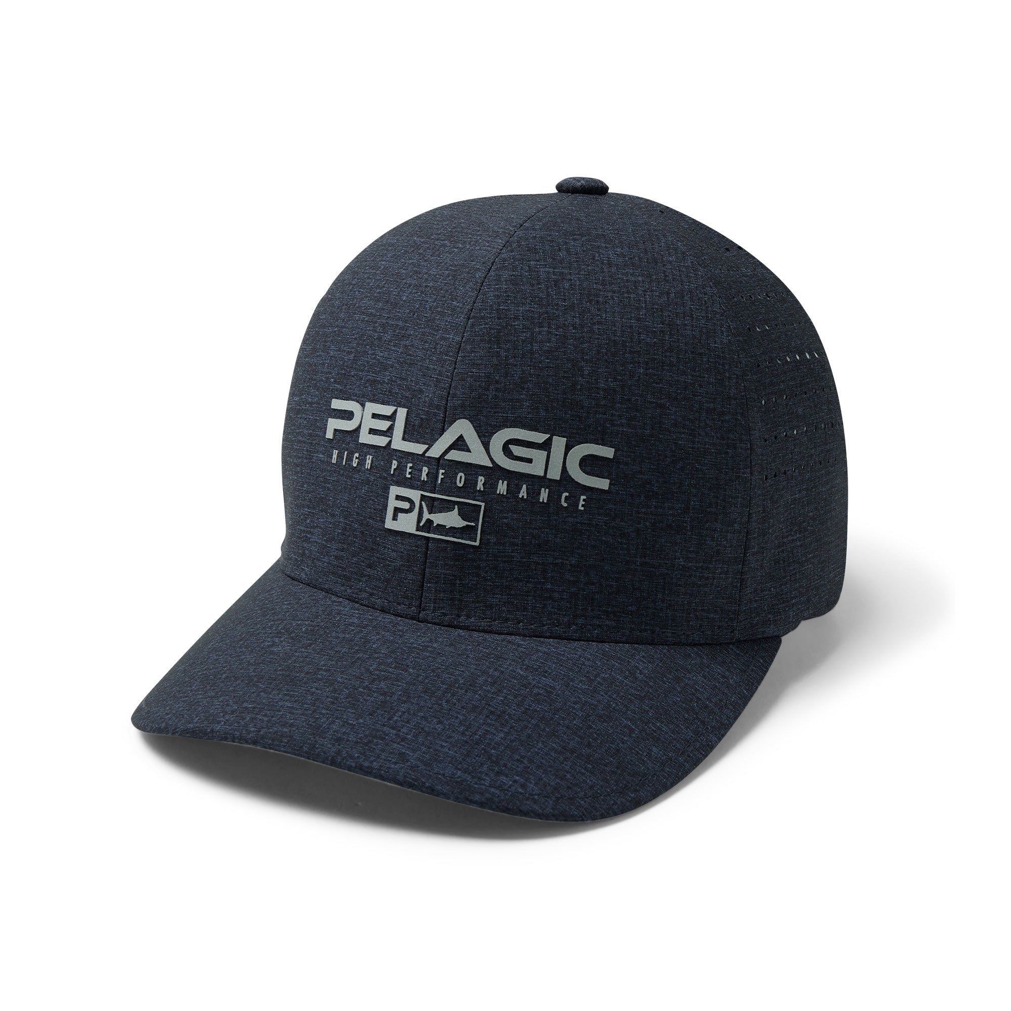 Pelagic Delta Flexfit Heathered Hat Blue / S/M