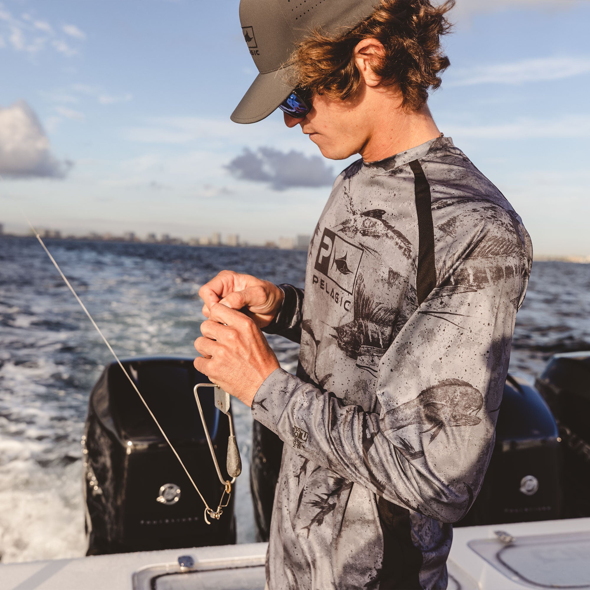 Pelagic Vaportek Fishing Shirt Green / M